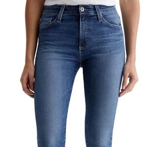 Hudson Colette Mid-Rise Skinny Jean in Dark Wash- Size 28